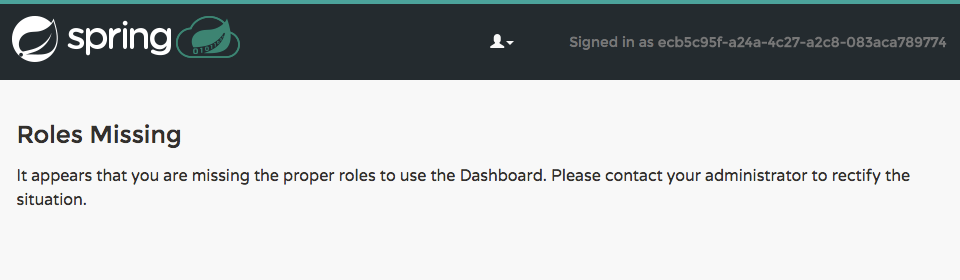 Dashboard without roles