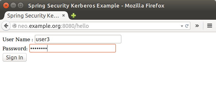 Spring Security Kerberos - Reference 